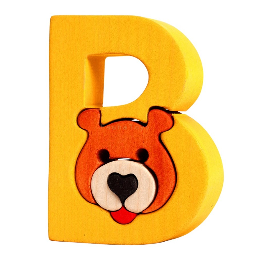 Alphabet Puzzles | Fauna Alphabet Puzzles Fauna Puzzle B - Bear