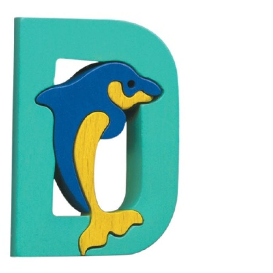 Alphabet Puzzles | Fauna Alphabet Puzzles Fauna Puzzle D - Dolphin