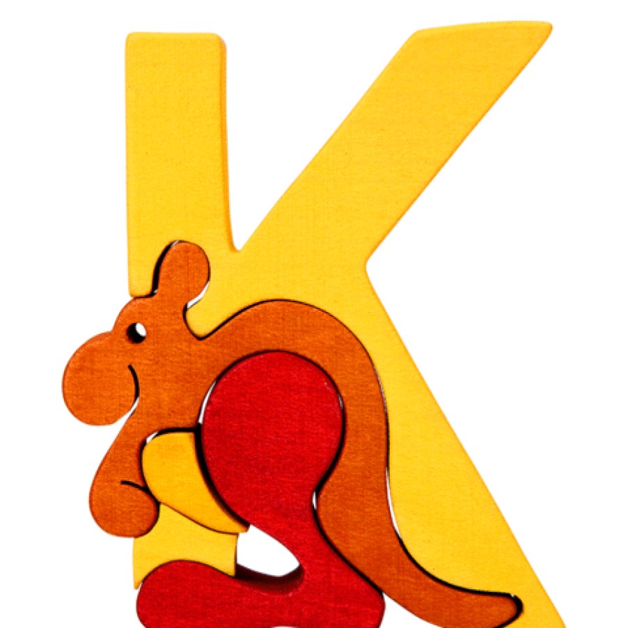 Alphabet Puzzles | Fauna Alphabet Puzzles Fauna Puzzle K - Kangaroo