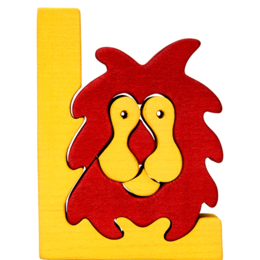 Alphabet Puzzles | Fauna Alphabet Puzzles Fauna Puzzle L - Lion