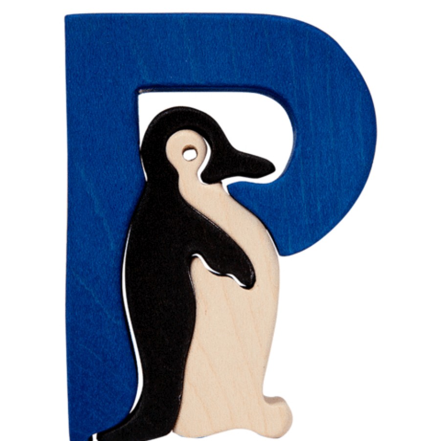 Alphabet Puzzles | Fauna Alphabet Puzzles Fauna Puzzle P - Penguin