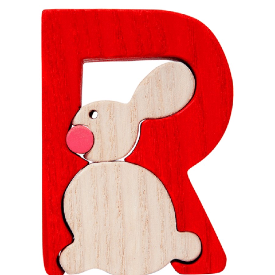 Alphabet Puzzles | Fauna Alphabet Puzzles Fauna Puzzle R - Rabbit