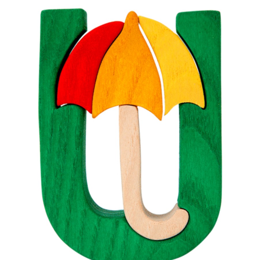 Alphabet Puzzles | Fauna Alphabet Puzzles Fauna Puzzle U - Umbrella