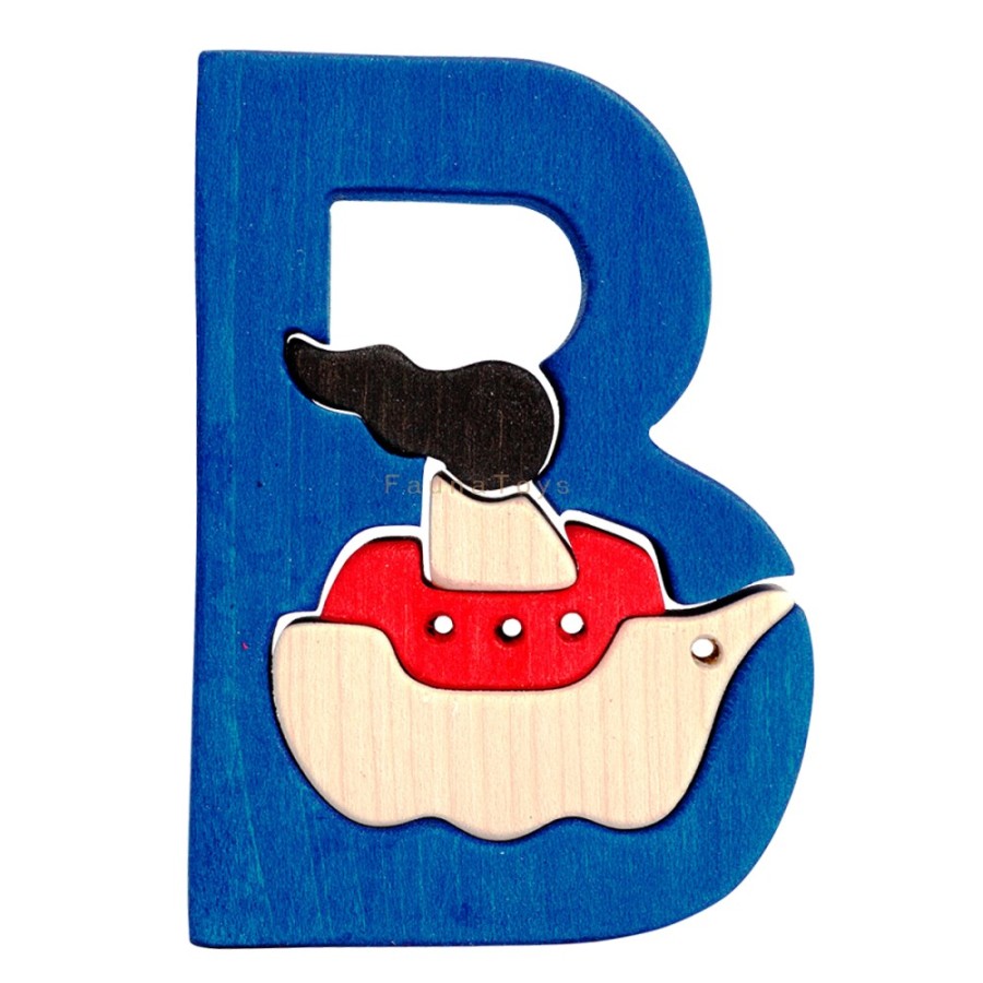 Alphabet Puzzles | Fauna Alphabet Puzzles Fauna Puzzle B - Boat