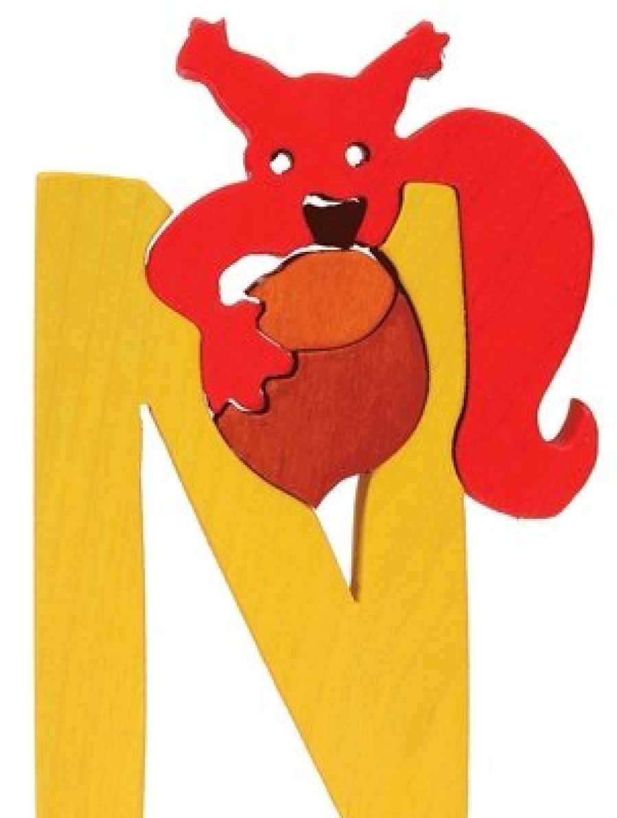 Alphabet Puzzles | Fauna Alphabet Puzzles Fauna Puzzle N - Nut