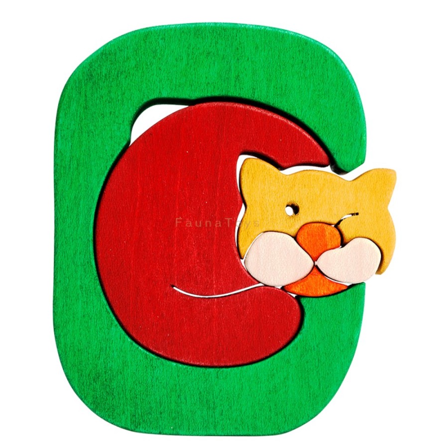 Alphabet Puzzles | Fauna Alphabet Puzzles Fauna Puzzle C - Cat