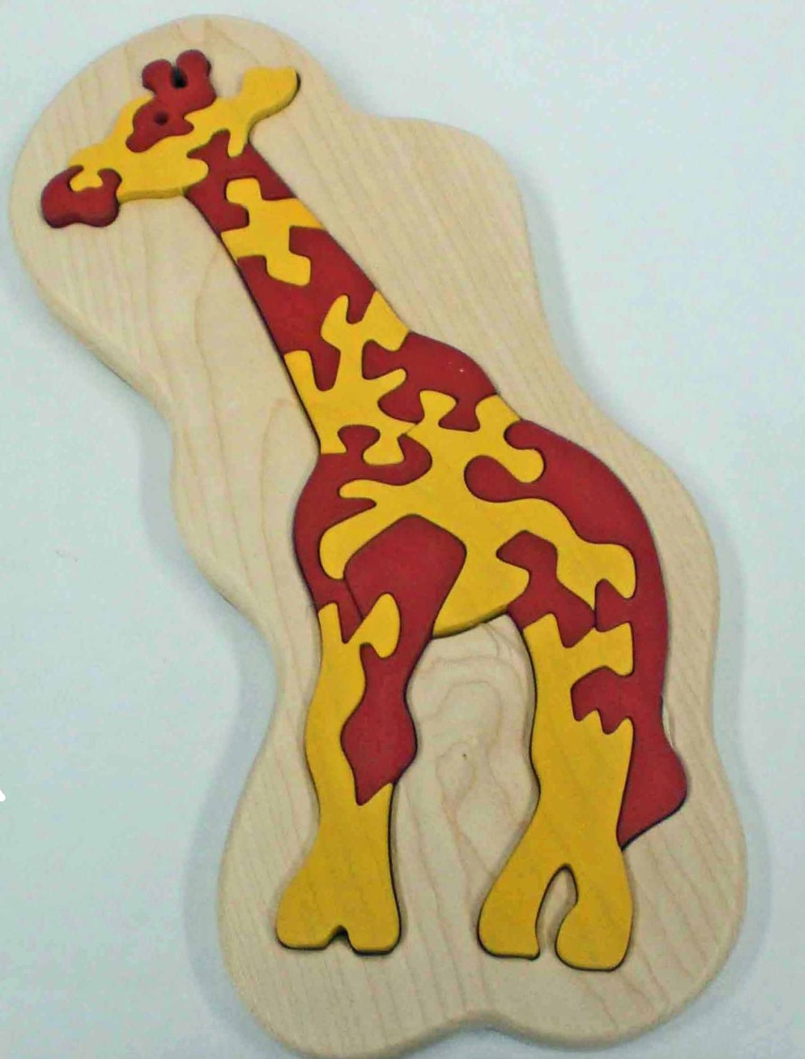 Fauna Wooden Animal Puzzles | Fauna Fauna Wooden Animal Puzzles Fauna Puzzle Giraffe In Frame