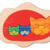 Fauna Wooden Animal Puzzles | Fauna Fauna Wooden Animal Puzzles Fauna Puzzle Cat In Frame