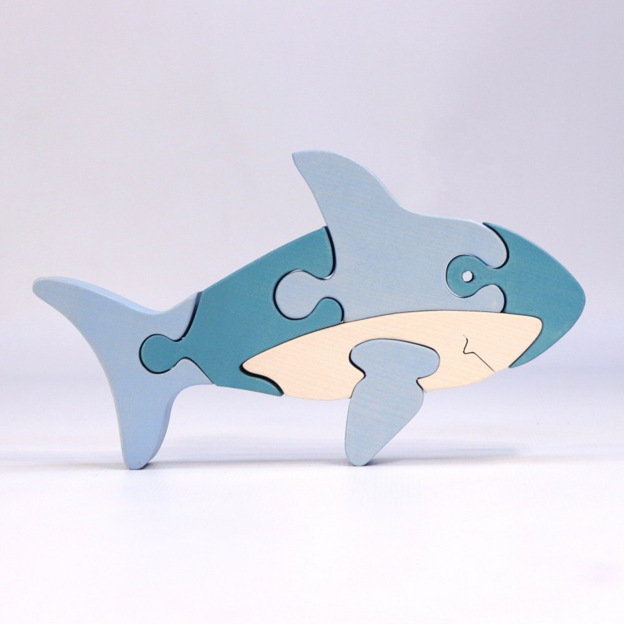 Fauna Wooden Animal Puzzles | Fauna Fauna Wooden Animal Puzzles Fauna Shark Puzzle