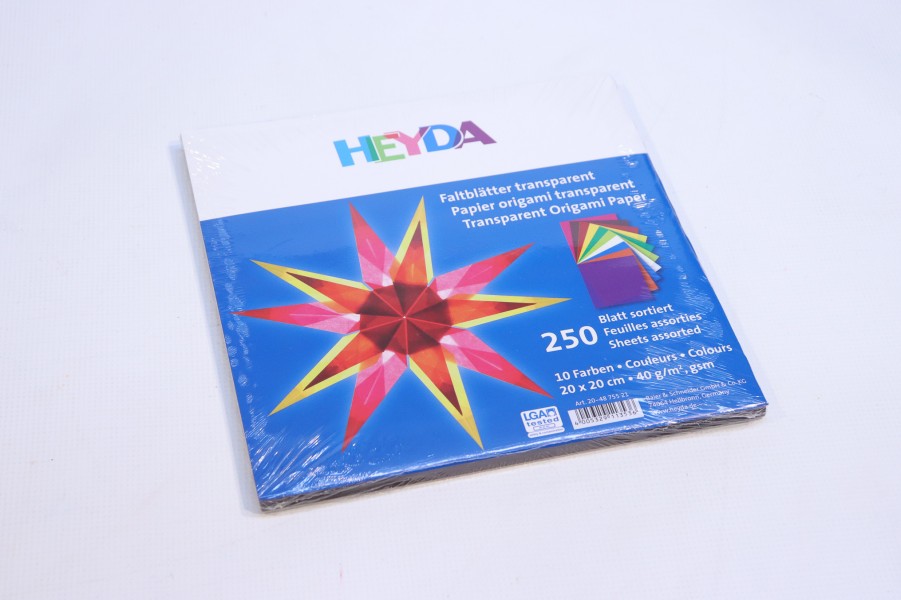 Papercraft | Heyda Papercraft Glassen Kite Paper 20X20Cm 250 Sheets