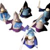 Castles | Magic Wood Castles Magic Wood Knights Blue, Set Of 6