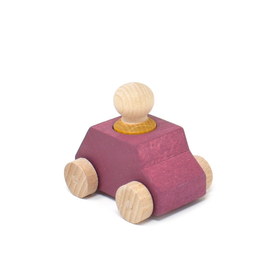 Lubulona Small World Play | Lubulona Lubulona Small World Play Lubulona Car Plum With Ochre Figure