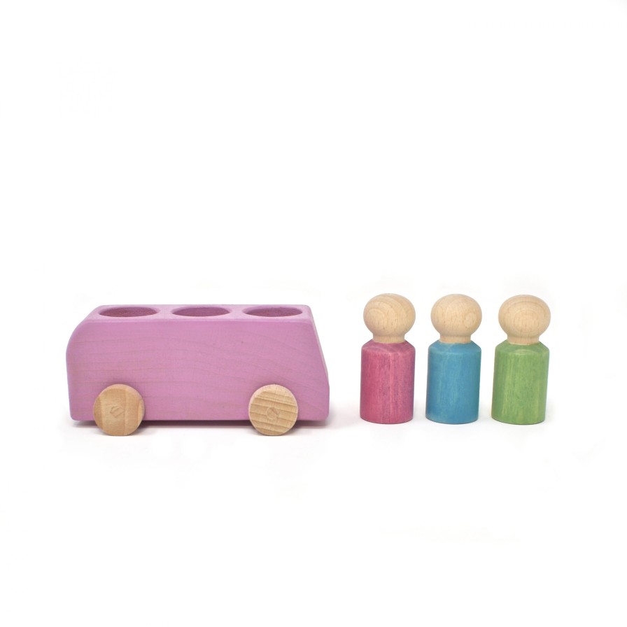 Lubulona Small World Play | Lubulona Lubulona Small World Play Lubulona Bus Pink