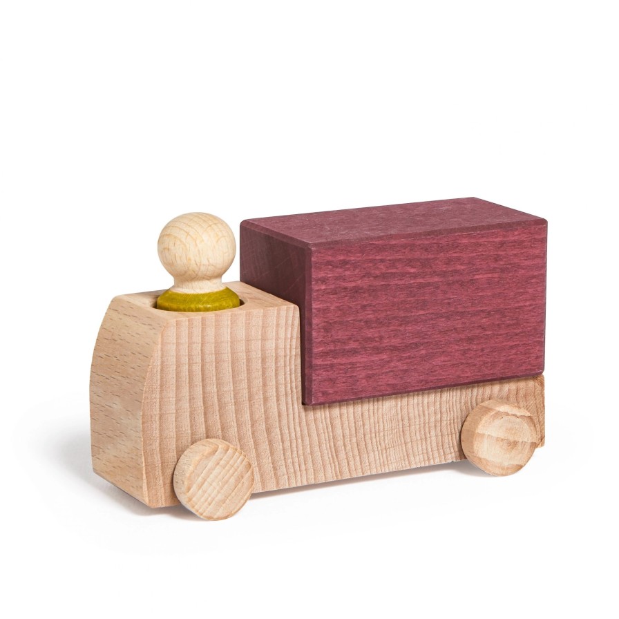 Lubulona Small World Play | Lubulona Lubulona Small World Play Lubulona Plum Truck With Lime Figure