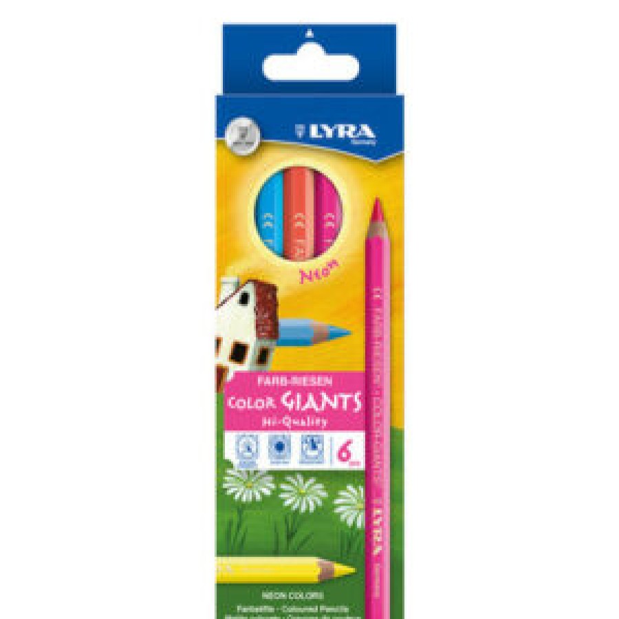 Drawing | Lyra Drawing Lyra Colour Giants Lacquered Neon Set Of 6