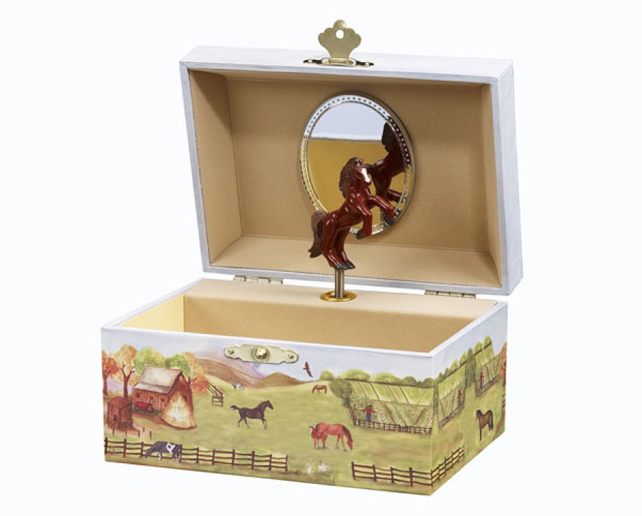 Music Boxes | Enchantmints Music Boxes Enchantmints Music Box Country Horse Small