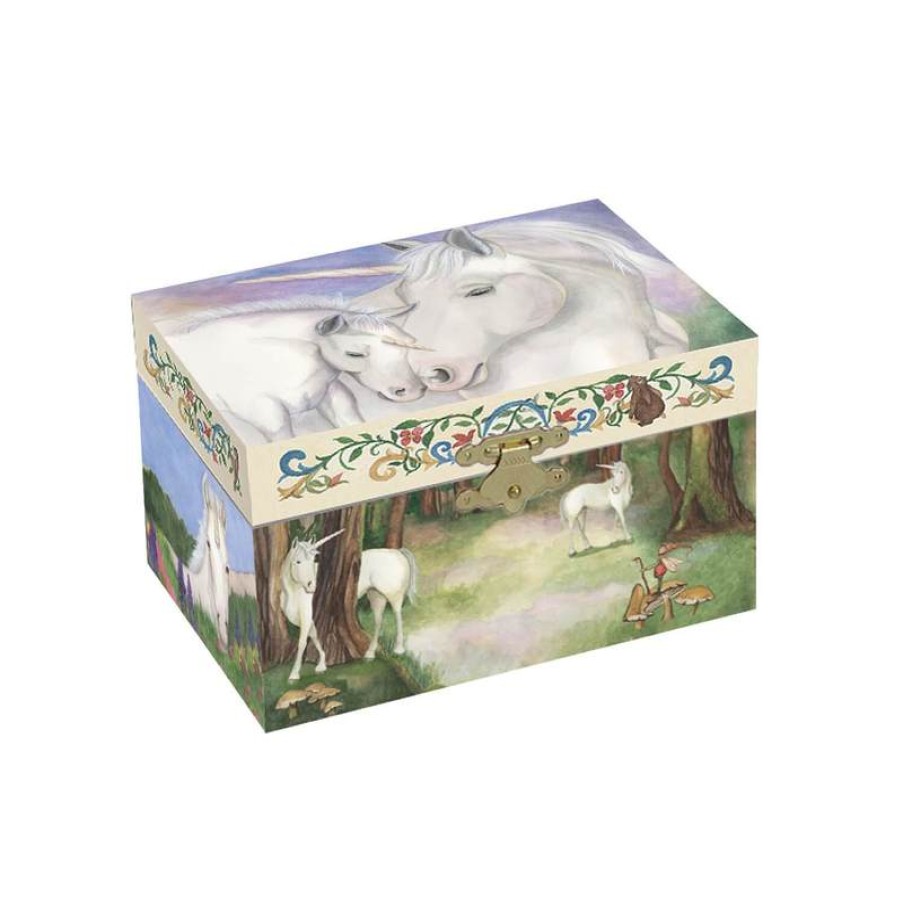 Music Boxes | Enchantmints Music Boxes Enchantmints Music Box Gentle Unicorns Small