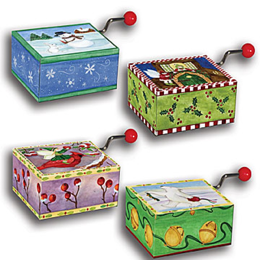 Music Boxes | Enchantmints Music Boxes Mini Music Boxes Christmas, Box Of 16