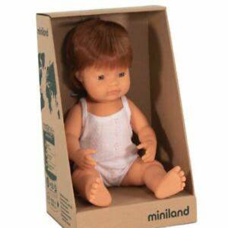 Miniland Multicultural Dolls | Miniland Miniland Multicultural Dolls Miniland Doll Redhair Boy 38Cm