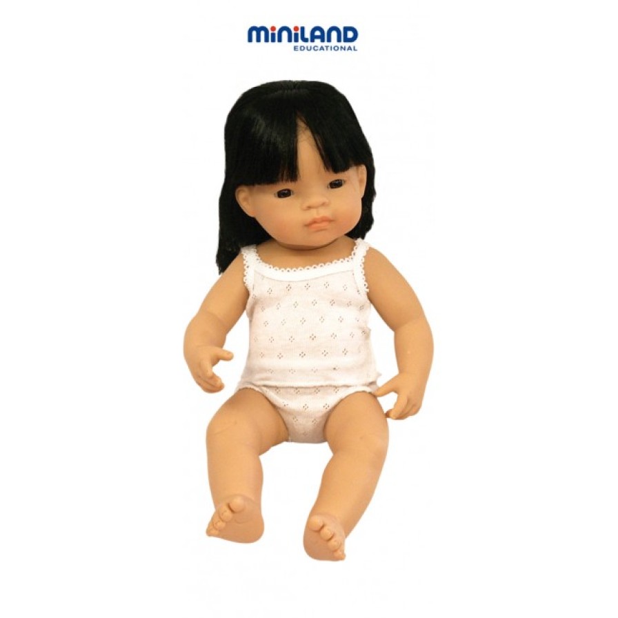 Miniland Multicultural Dolls | Miniland Miniland Multicultural Dolls Miniland Doll Asian Girl 38Cm