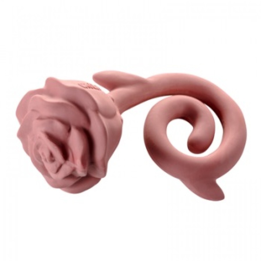 Rubber Teethers & Bath Toys | Natruba Rubber Teethers & Bath Toys Natruba Teether Rose Terracotta Red