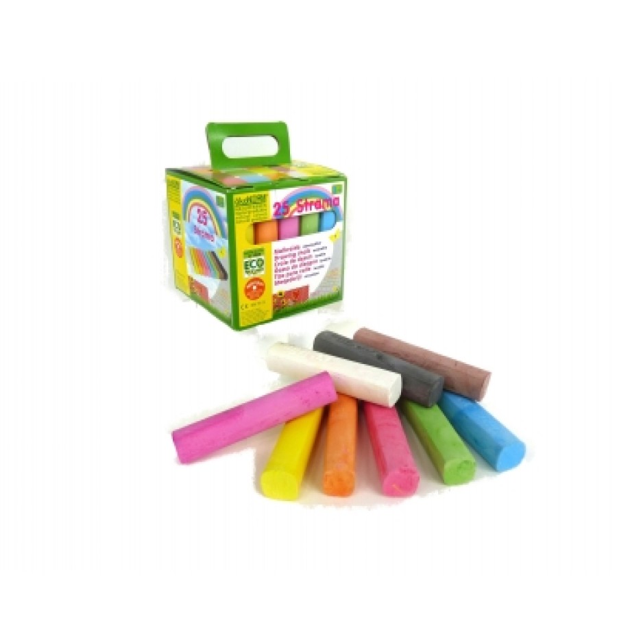 Outdoor Games | Okonorm Outdoor Games Okonorm Drawing Chalk 25 Pieces, 9 Colours