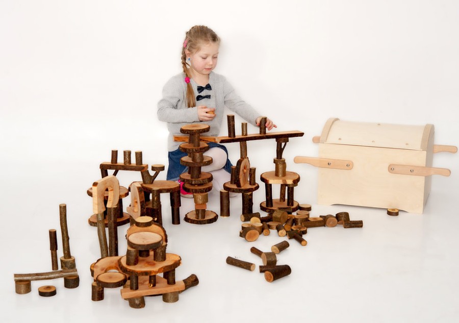 Blocks & Floor Play | Magic Wood Blocks & Floor Play Magic Wood Pirate Box