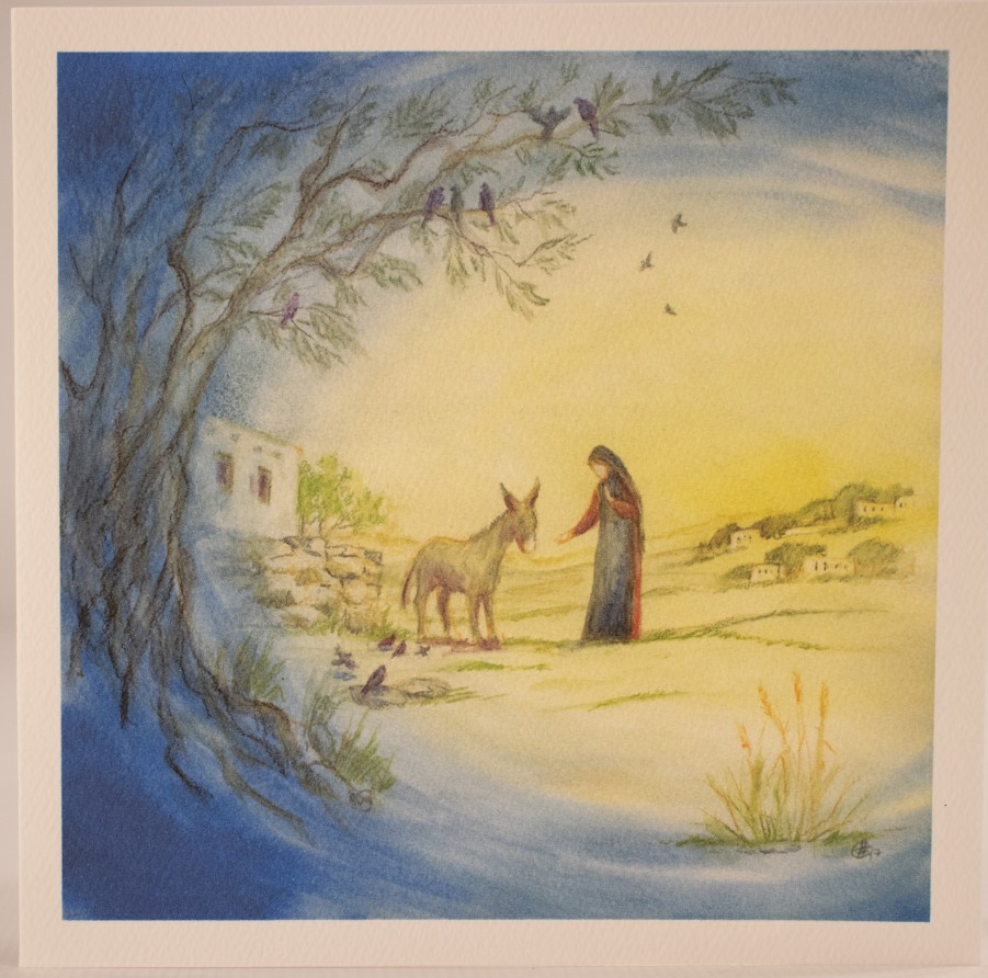 Advent & Christmas | Angel Advent & Christmas Angel Card - Mary'S Donkey