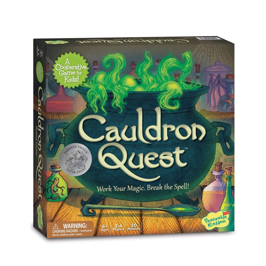 Co-Operative And Board Games | Peaceable Kingdom Co-Operative And Board Games Cauldron'S Quest Board Game