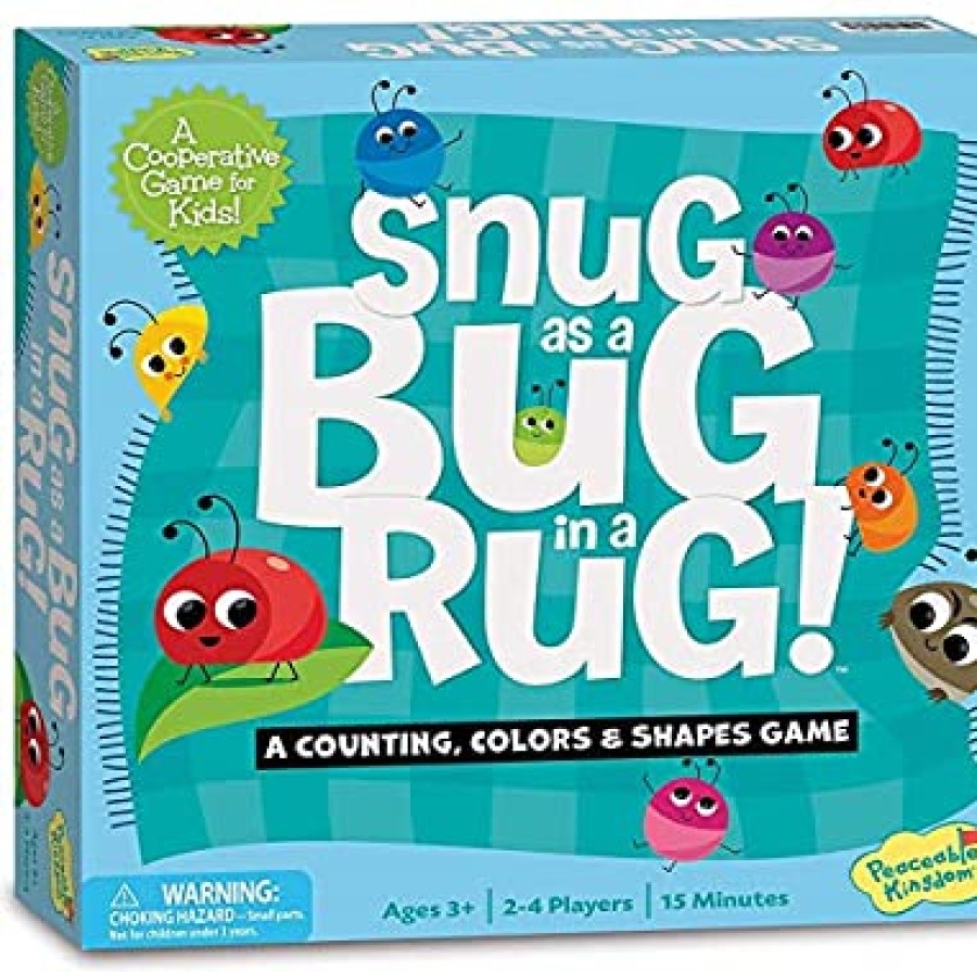 Co-Operative And Board Games | Peaceable Kingdom Co-Operative And Board Games Peaceable Kingdom Snug As A Bug Board Game