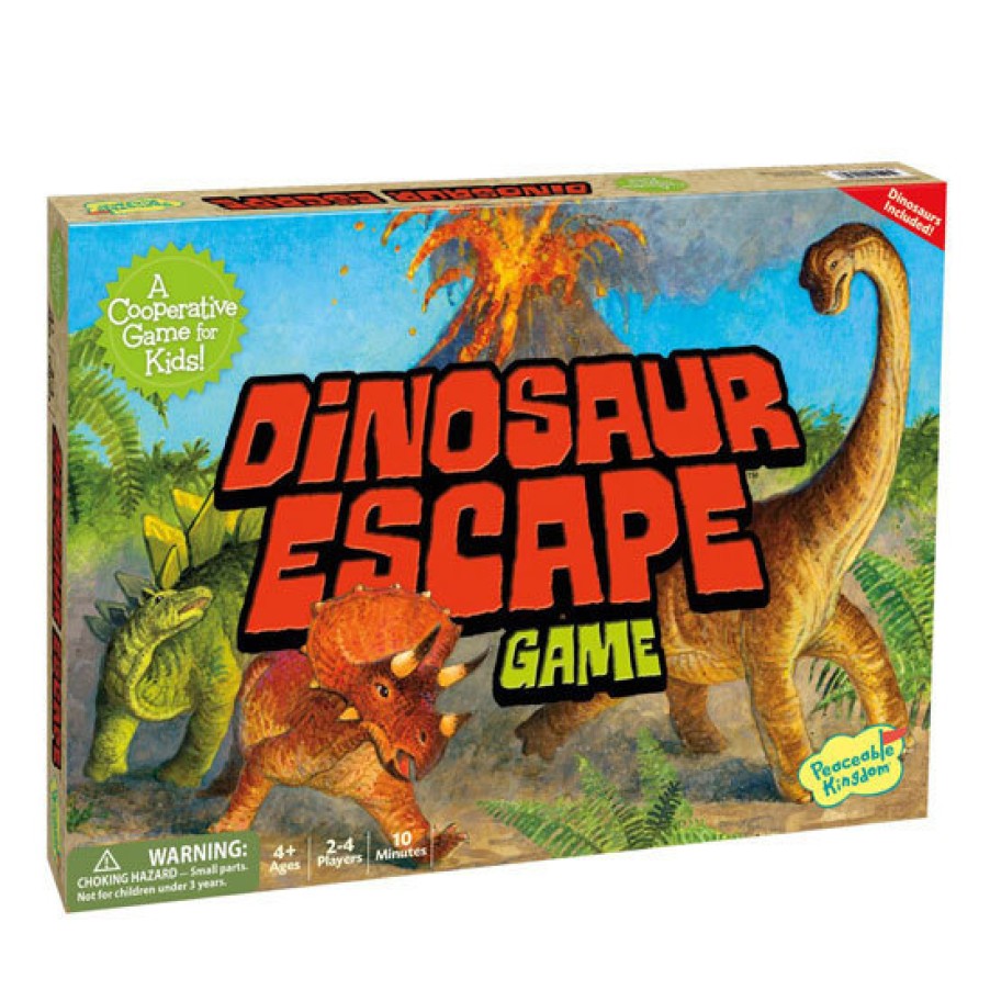 Co-Operative And Board Games | Peaceable Kingdom Co-Operative And Board Games Dinosaur Escape Board Game