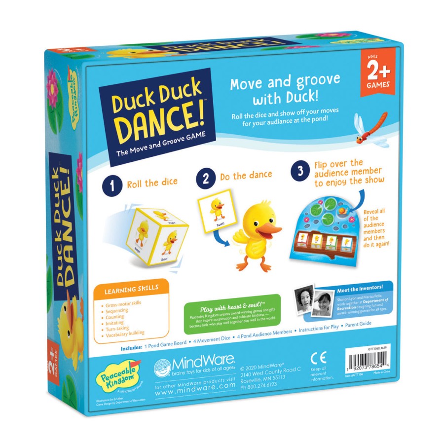 Co-Operative And Board Games | Peaceable Kingdom Co-Operative And Board Games Duck Duck Dance Board Game