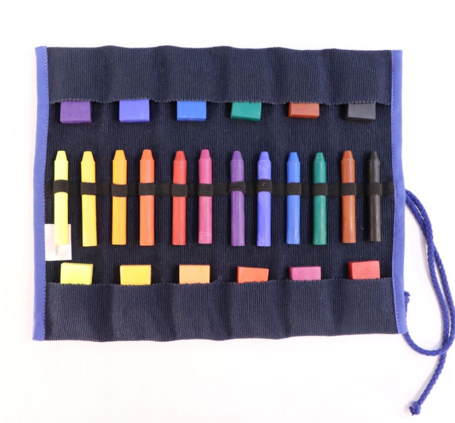 Drawing | Sedulus Drawing Sedulus Crayon Case For 12 Stick And Block Crayons, Unfilled Blue.