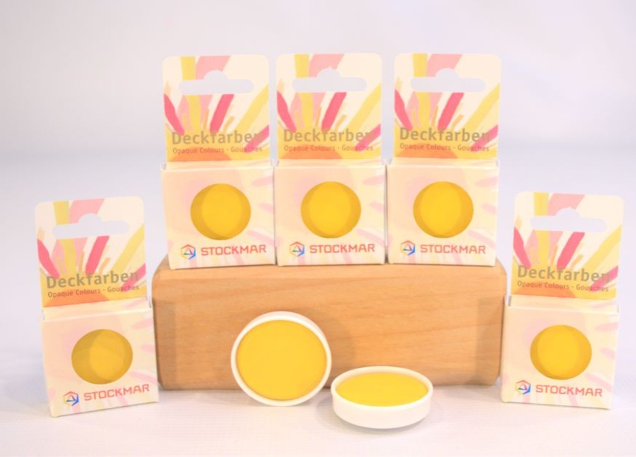 Painting | Stockmar Painting Stockmar Paint Well Opaque Lemon Yellow