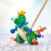 Push & Pull Toys | Selecta Push & Pull Toys Selecta Pushalong Tattolo Dragon