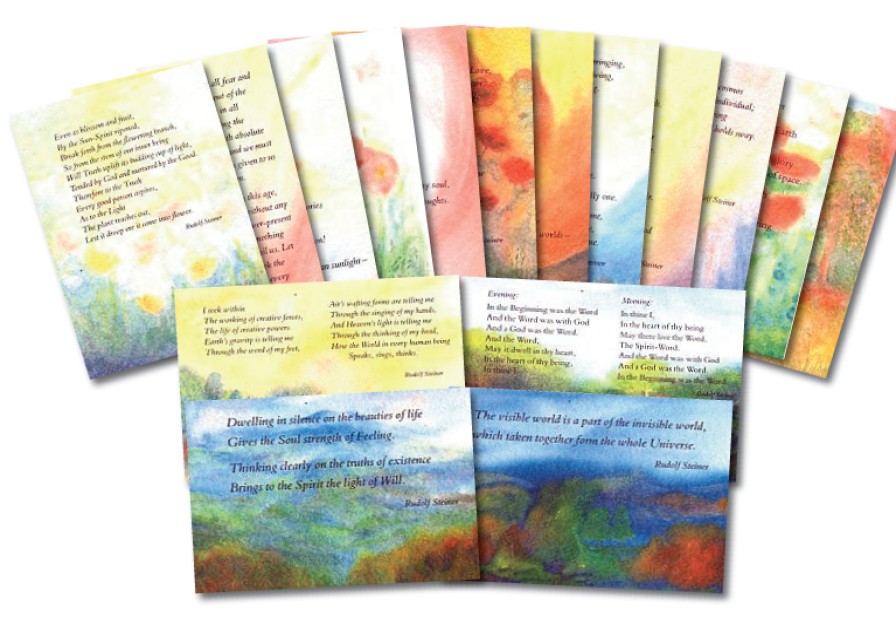 Mindfulness | Wynstones Press Mindfulness Postcards Verses & Mediation From Rudolf Steiner