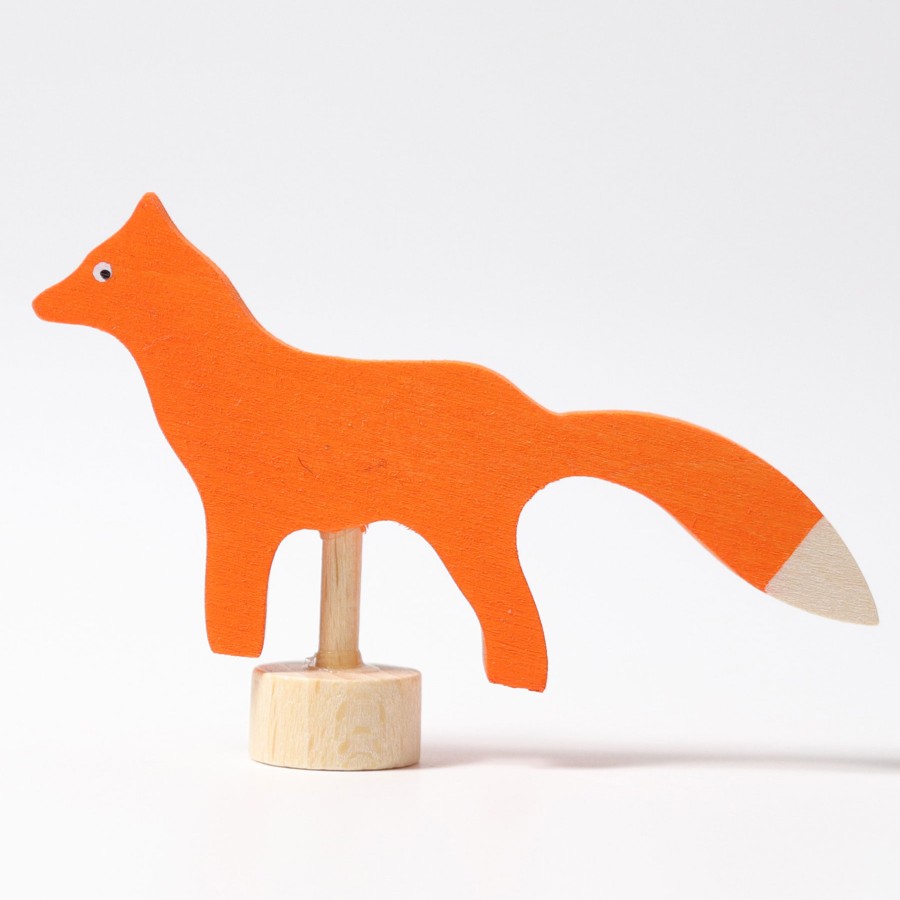 Grimm'S Birthday Rings & Decorations | Grimm’s Wooden Toys Grimm'S Birthday Rings & Decorations Grimm'S Fox Decoration