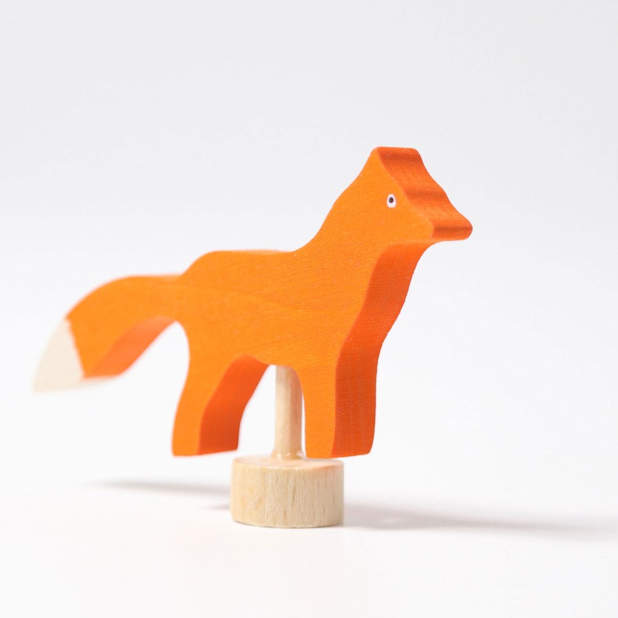 Grimm'S Birthday Rings & Decorations | Grimm’s Wooden Toys Grimm'S Birthday Rings & Decorations Grimm'S Fox Decoration