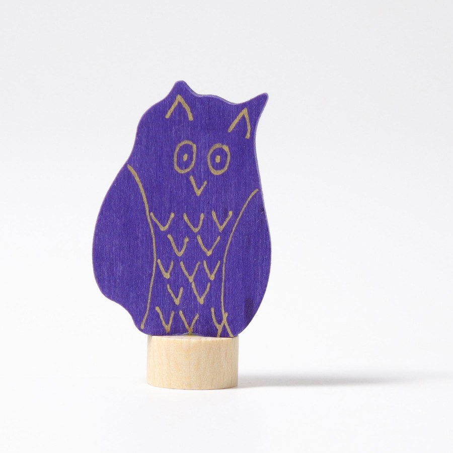 Grimm'S Birthday Rings & Decorations | Grimm’s Wooden Toys Grimm'S Birthday Rings & Decorations Grimm'S Eagle Owl Decoration