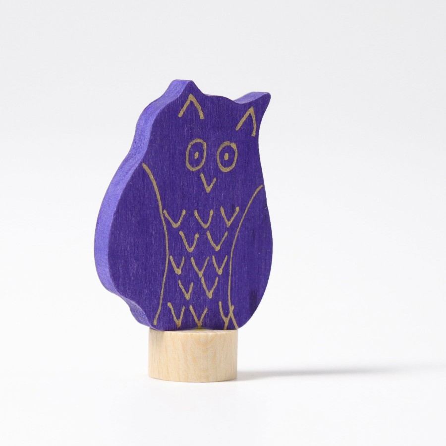 Grimm'S Birthday Rings & Decorations | Grimm’s Wooden Toys Grimm'S Birthday Rings & Decorations Grimm'S Eagle Owl Decoration