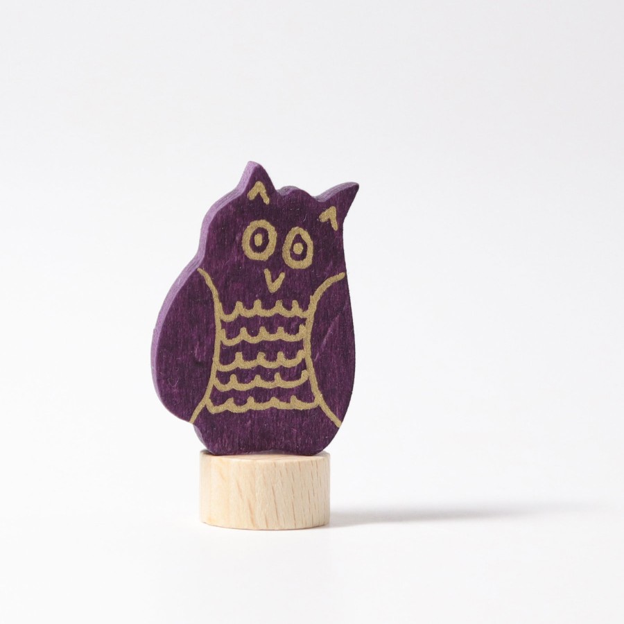 Grimm'S Birthday Rings & Decorations | Grimm’s Wooden Toys Grimm'S Birthday Rings & Decorations Grimm'S Owl Decoration