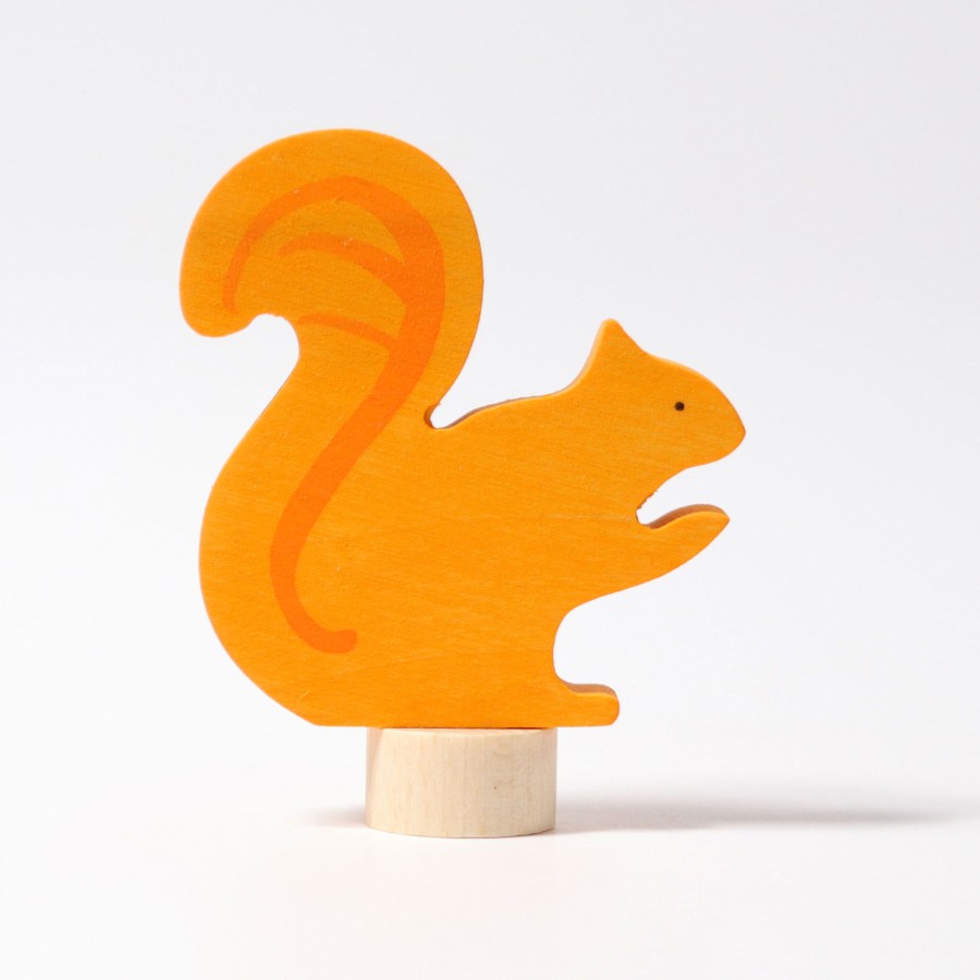 Grimm'S Birthday Rings & Decorations | Grimm’s Wooden Toys Grimm'S Birthday Rings & Decorations Grimm'S Squirrel Decoration