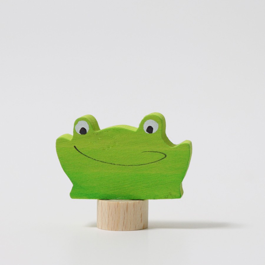 Grimm'S Birthday Rings & Decorations | Grimm’s Wooden Toys Grimm'S Birthday Rings & Decorations Grimm'S Frog 2 Decoration Discontinued 2021