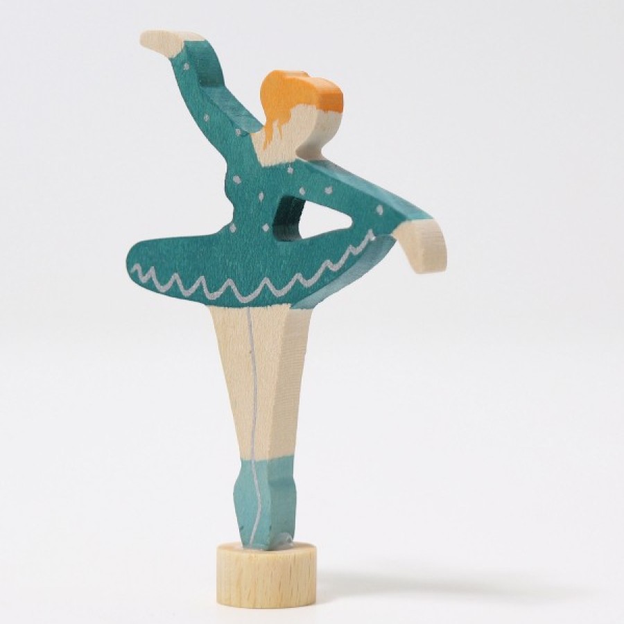 Grimm'S Birthday Rings & Decorations | Grimm’s Wooden Toys Grimm'S Birthday Rings & Decorations Grimm'S Ballerina Sea Breeze Decoration