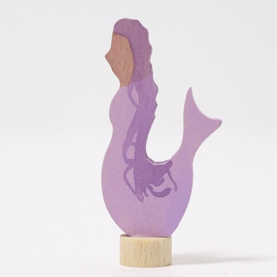 Grimm'S Birthday Rings & Decorations | Grimm’s Wooden Toys Grimm'S Birthday Rings & Decorations Grimm'S Mermaid Amethyst Decoration