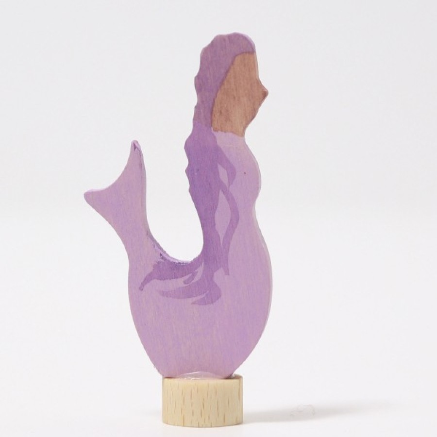 Grimm'S Birthday Rings & Decorations | Grimm’s Wooden Toys Grimm'S Birthday Rings & Decorations Grimm'S Mermaid Amethyst Decoration