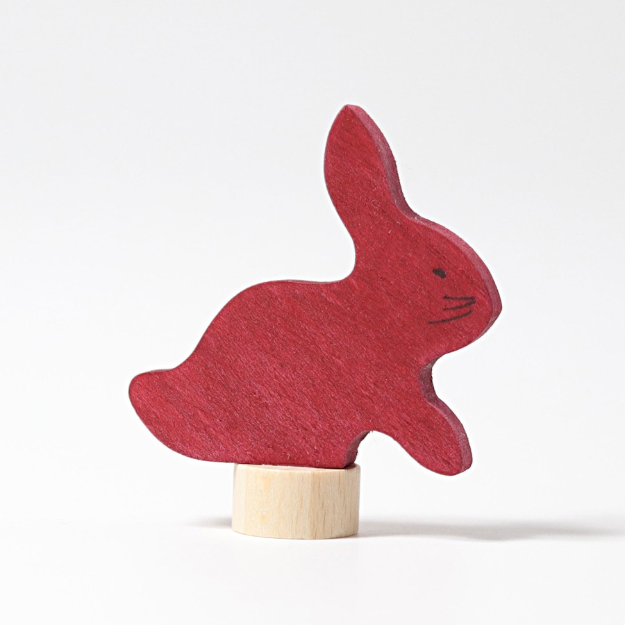 Grimm'S Birthday Rings & Decorations | Grimm’s Wooden Toys Grimm'S Birthday Rings & Decorations Grimm'S Rabbit Decoration