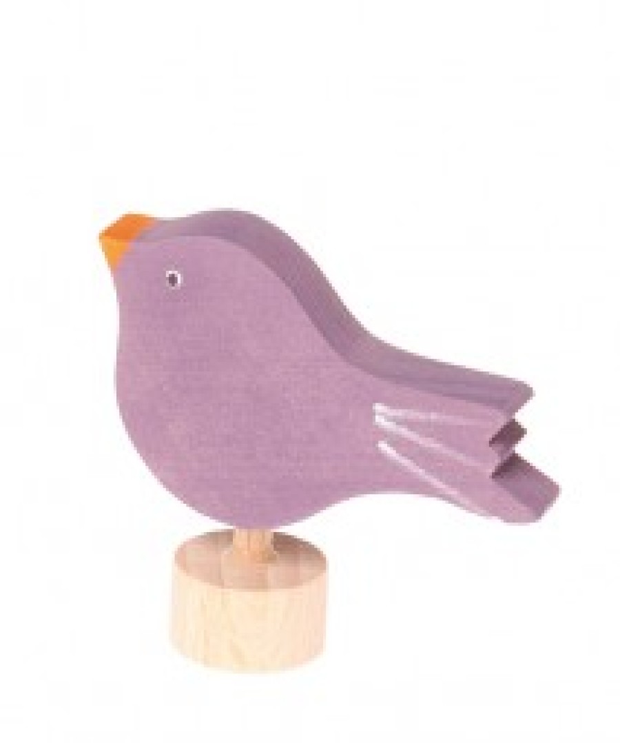 Grimm'S Birthday Rings & Decorations | Grimm’s Wooden Toys Grimm'S Birthday Rings & Decorations Grimm'S Bird Sitting Decoration