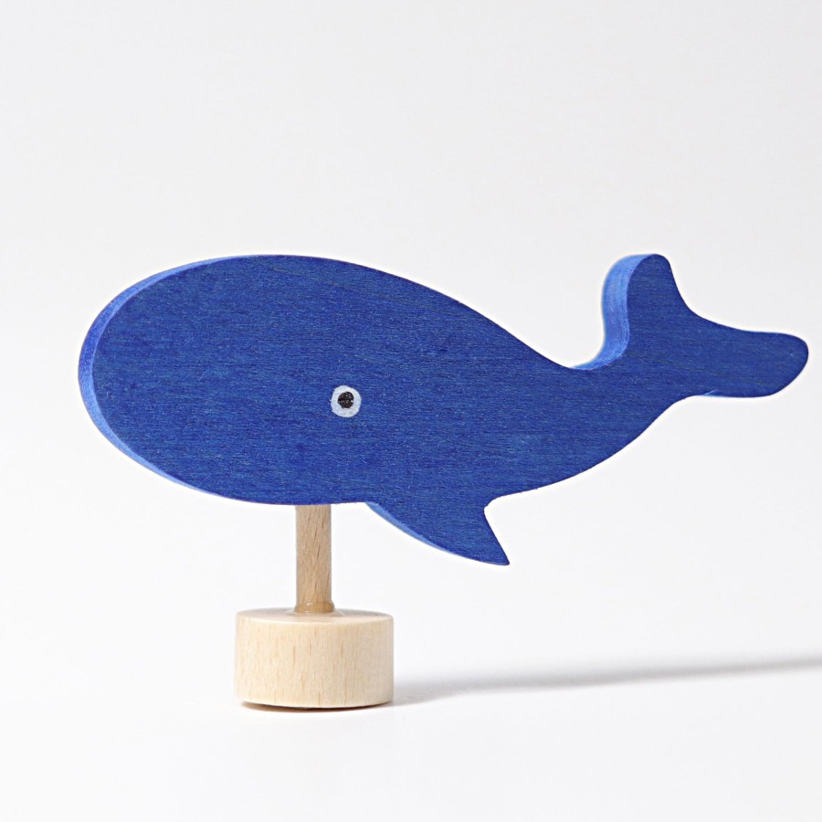 Grimm'S Birthday Rings & Decorations | Grimm’s Wooden Toys Grimm'S Birthday Rings & Decorations Grimm'S Whale Decoration