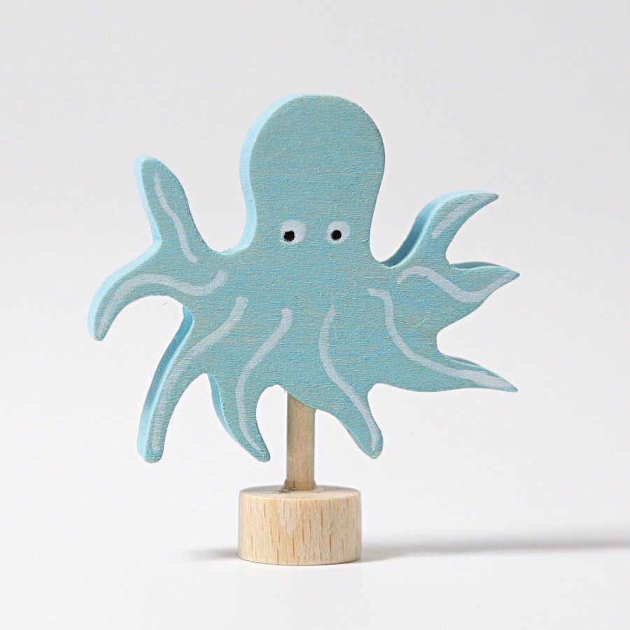 Grimm'S Birthday Rings & Decorations | Grimm’s Wooden Toys Grimm'S Birthday Rings & Decorations Grimm'S Octopus Decoration